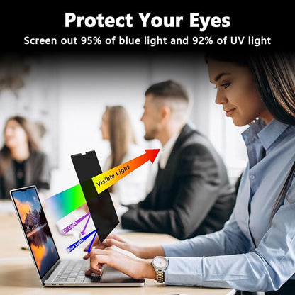 Magnetic Macbook Pro 14 Inch Privacy Screen, Removable Anti Glare Blue Light - Image 7