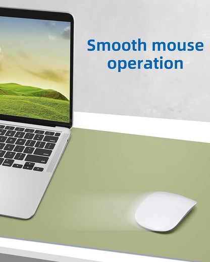 AFIING Leather Desk Pad Protector, Mouse Pad, Office Desk Mat, Non-Slip PU - Image 5