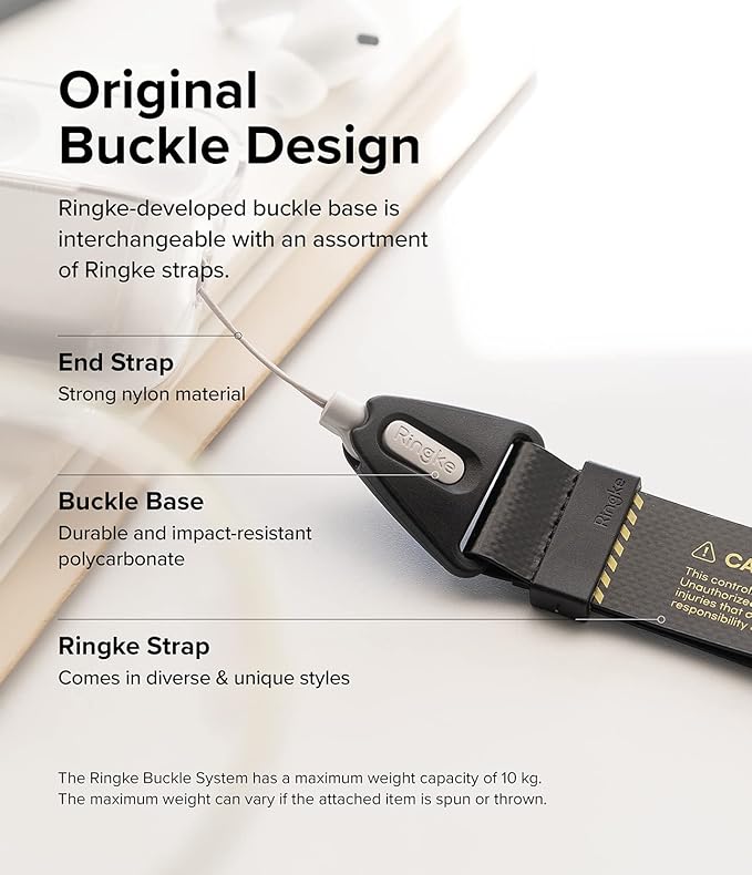 Ringke Hand Strap Designed for Camera Strap and Phone Strap, Adjustable Sturdy - Image 6