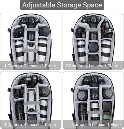 MOSISO Camera Backpack, DSLR/SLR/Mirrorless Photography Backpack, Camera Bag - Image 2