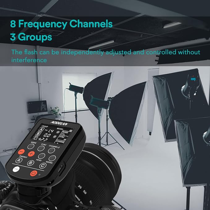 AODELAN TTL HSS 1/8000s Wireless Flash Remote Trigger Compatible - Image 3