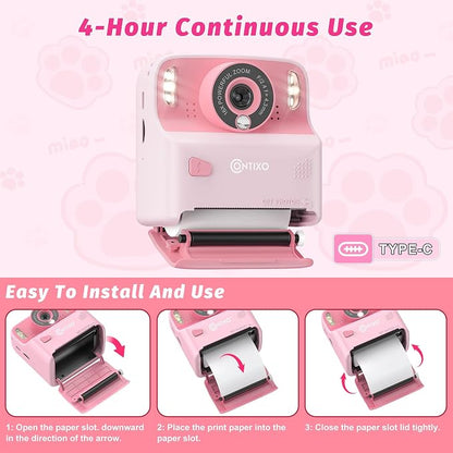 Contixo KC2A Kids Instant Print Camera - Image 6