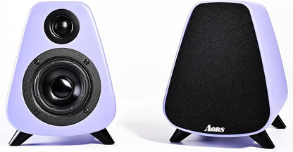 AS31 Active Bookshelf Speakers Bluetooth -2.0 Powered Speaker Stereo Computer by BookshelfSpeakers