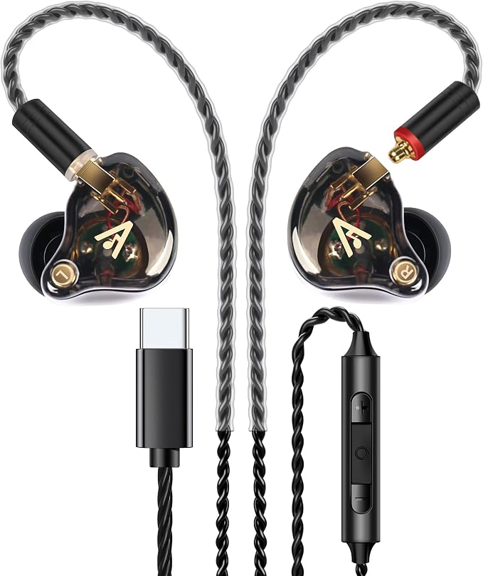 Vibes 202MC USB-C Wired Earbuds by AudiovanceHeadphones