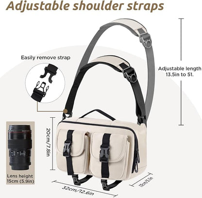 TAAOKA Camera Sling Bag, DSLR Camera Bag - Image 4