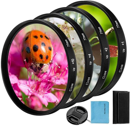 52mm Close-up Filter Kit 4 Pieces Macro Filter Set by Unknown