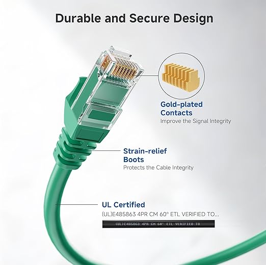 Cable Matters 10Gbps Snagless Cat 6 Ethernet Cable - 20ft - Image 4