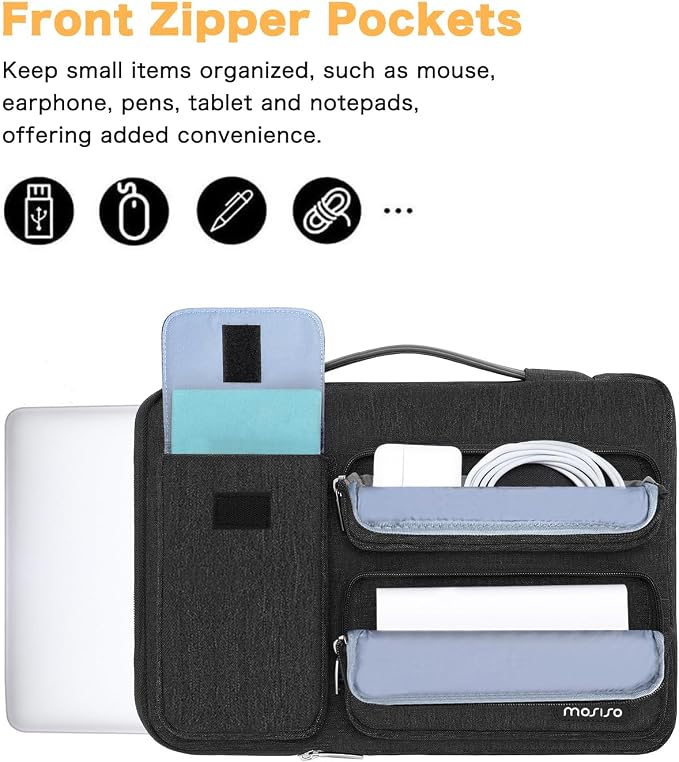 MOSISO 360 Protective Laptop Case 13.3 inch, 13-13.3 inch Laptop Sleeve - Image 2