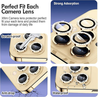 for iPhone 14 Pro/14 Pro Max Camera Lens Protector Bling, 9H Hardness - Image 3