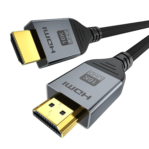 16K 8K HDMI Cable 96Gbps 3.3 FT, Ultra High Speed HDMI 2.2 Cable 16K@60Hz by DGHUMEN