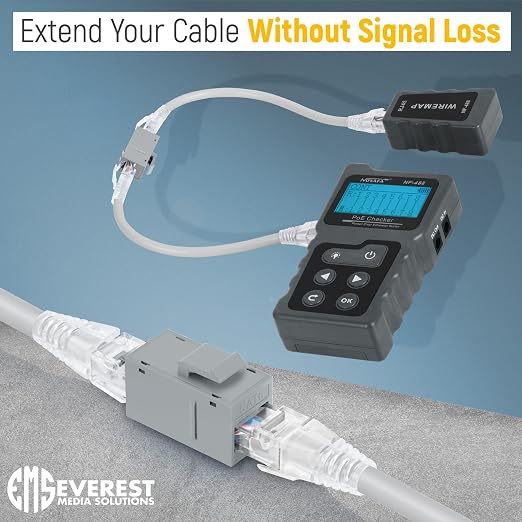 Everest RJ45 CAT6 Keystone Coupler in Gray - Image 4