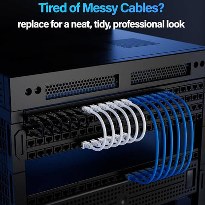 Cat6 Ethernet Cable 10Gbps 1 ft, UTP Ethernet Cable Cat 6, Flexible Bare Copper - Image 5