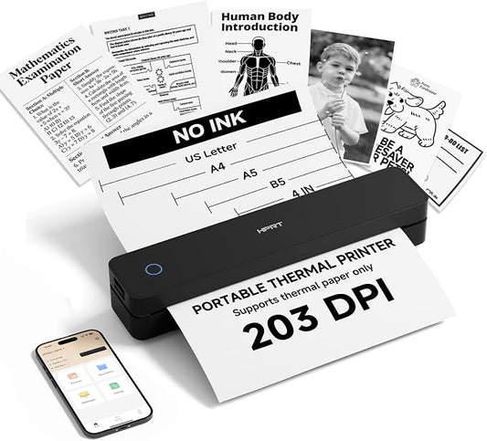 HPRT Inkless Portable Printer Wireless by HPRT
