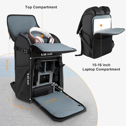 MOSISO Camera Backpack, DSLR/SLR/Mirrorless Camera Bag - Image 4
