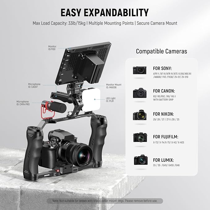 NEEWER Video Camera Cage Rig - Image 6