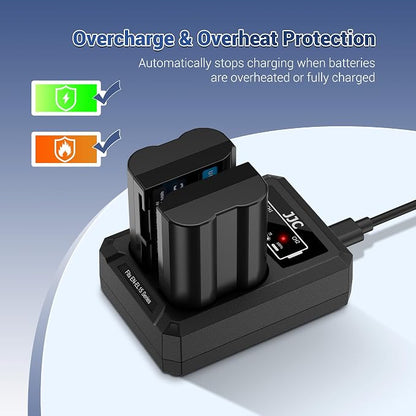 JJC BLH-1 Battery Charger USB Dual Slot - Image 6