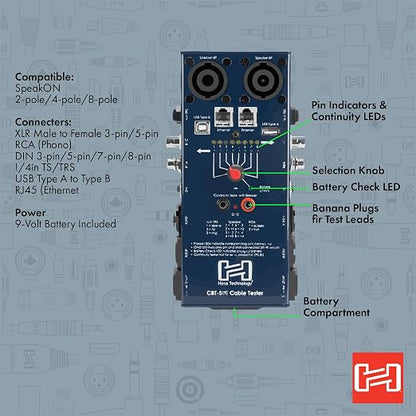 Hosa CBT-500 Audio Cable Tester - Image 7