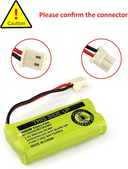 BT183342/BT283342 2.4V 800mAh Ni-MH Battery Pack, Compatible - Image 4
