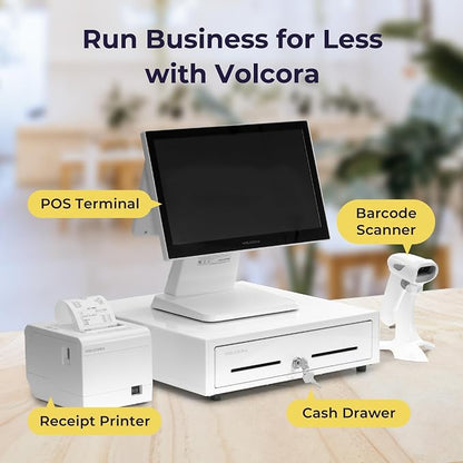 Volcora Thermal Receipt Printer, 80mm POS Printer w/Auto Cutter, USB/WiFi - Image 6