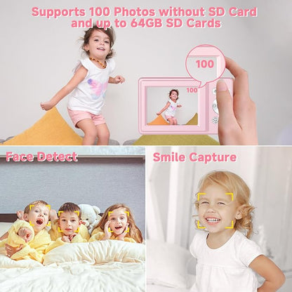 Digital Camera, 44MP Compact Camera, FHD 1080P Point and Shoot Digital Cameras - Image 4