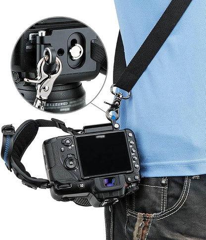 JJC Deluxe Microfiber Camera Hand Strap, Secure Padded Camera Holder Wrist Strap - Image 7