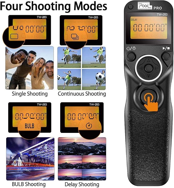 Wireless Shutter Release for Canon, Pixel TW-283 E3/N3 Wireless Remote Control - Image 7