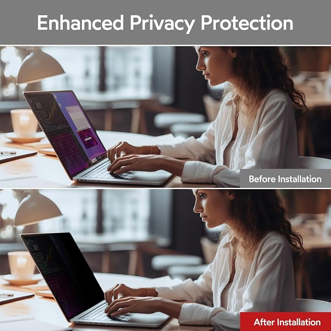 bersem 17.3 Inch Laptop Privacy Screen - Image 4