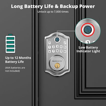 AkaGear Keyless Entry Door Lock - Image 7