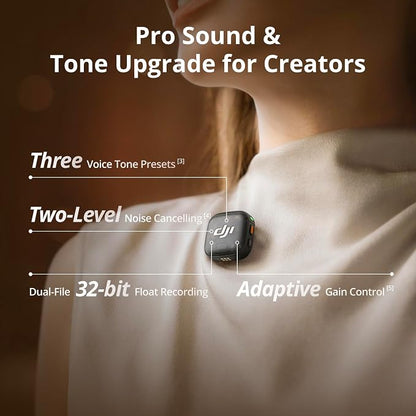 DJI Mic 3, Wireless Microphone for iPhone/Camera/Android, Ultralight, Adaptive - Image 3