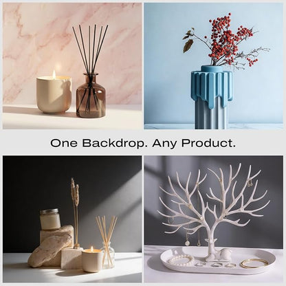C Coiro Product Photography Backdrops 14 Patterns, 2 Grids, Size 15x11 inch - Image 6