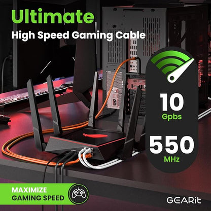 GearIT Cat 6 Ethernet Cable Cat6 Network Patch, Snagless Cord, Internet - Image 5