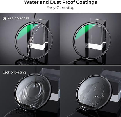 K&F CONCEPT 67mm Magnetic MC UV Lens Protection Filter + Lens Filter Cap - Image 7