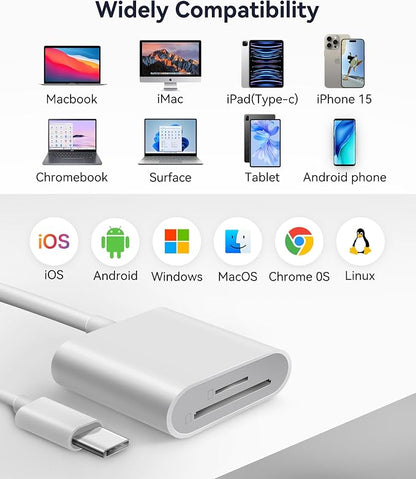 USB C SD Card Reader, WNXSLOAD SD Card Adapter - Image 7