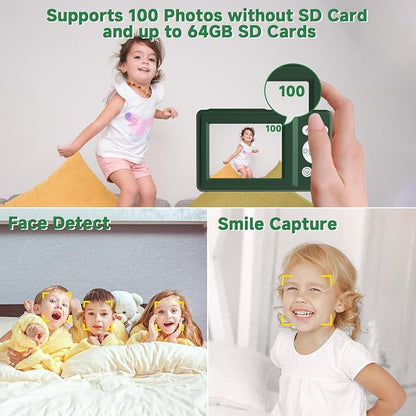 Digital Camera, 44MP Compact Camera, FHD 1080P Point and Shoot Digital Cameras - Image 4