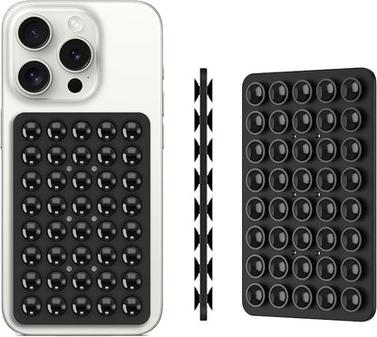 Silicone Double Sided Suction Phone Case Mount, Detachable Hands Free & Strong by CMZZ