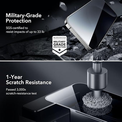 ESR 3 Pack for iPhone 15 Pro Max Privacy Screen Protector, Anti-spy - Image 4