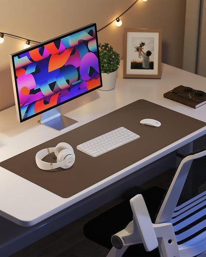 Leather Desk Pad Protector, Desk Mat, Large Mouse Pad, Non-Slip Desk Pad - Image 6
