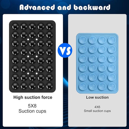 Silicone Double Sided Suction Phone Case Mount, Detachable Hands Free & Strong - Image 4