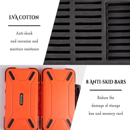 36 Slots Memory Card Case Orange - Image 3