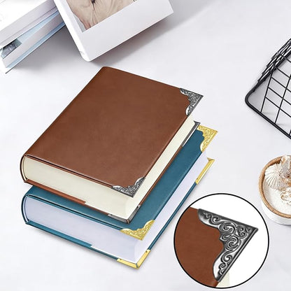 100pcs Metal Book Corner Protectors, Bronze Decorative Scrapbooking Photo - Image 4