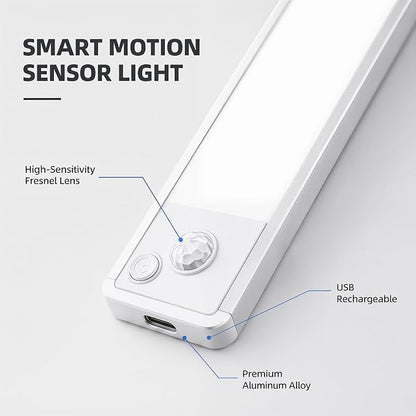 Under Cabinet Rechargeable Lighting: 8 Inch Motion Sensor Dimmable Lights Indoor - Image 5