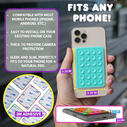 Suction Phone Case Mount, Sillicon Adhesive Phone Accessory - Image 6