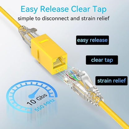 Sokqovt Cat6a Patch Cables Slim 3ft, Flexible Cat6 Ethernet Patch Cable 10G - Image 6