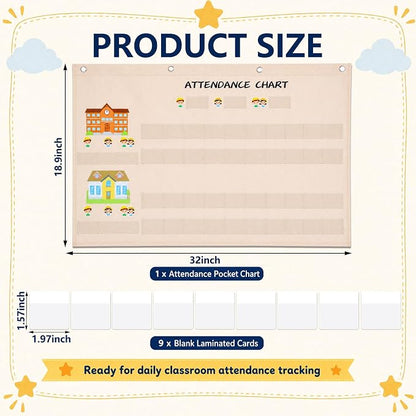Spiareal Attendance Pocket Chart - Image 4