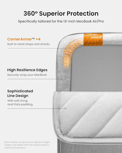 tomtoc 360° Protective Laptop Sleeve - Image 4