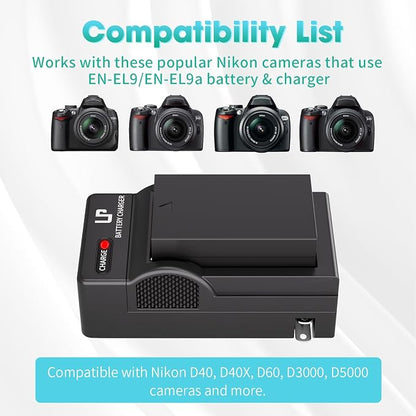 EN-EL9 EN EL9a Battery Charger Pack, LP Charger Pack Compatible - Image 4
