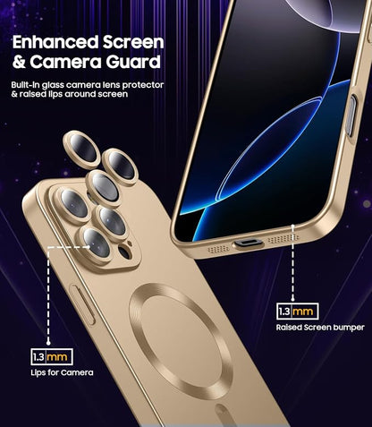 Magnetic for iPhone 16 Pro Max Case Slim Soft Silicone Bumper Shockproof - Image 4