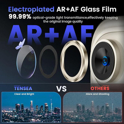 Tensea 2Pack for iPhone 17 Air Camera Lens Protector, 9H Tempered Glass Camera - Image 3