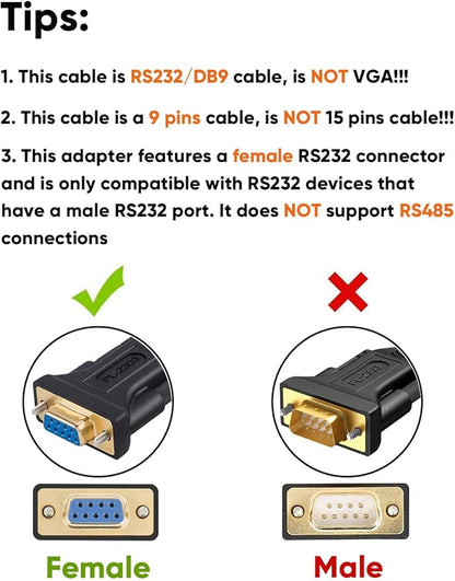 CableCreation USB to RS232 Serial Adapter - Image 3