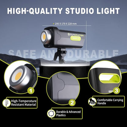 200W Bi-Color COB Video Light - Image 5